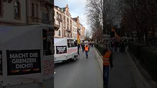 Aschaffenburg 26.01.2025 Mehrere Tausend! Grossdemonstration mit Serge Menga