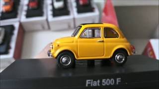 京商1/64スケールフィアット500 Kyosho 1/64 Fiat 500 Minicar unboxing