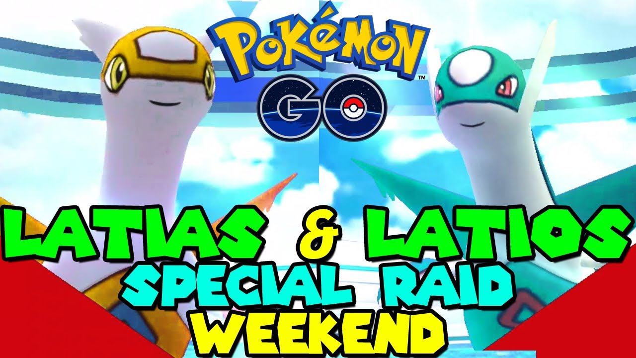 SHINY LATIAS & SHINY LATIOS SPECIAL RAID Weekend Event In Pokemon Go ...