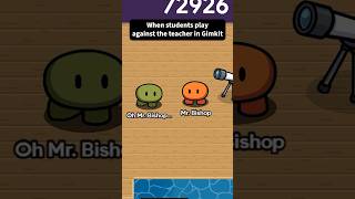 When students play against the teacher in Gimkit #funnyshorts #lol
