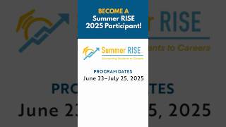 Summer RISE student registration is open!