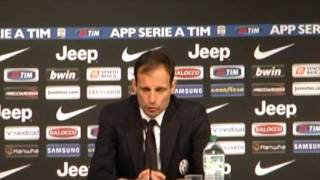 Massimiliano Allegri: "Die Roma ist uns auf den Fersen" | Juventus Turin - Hellas Verona 4:0