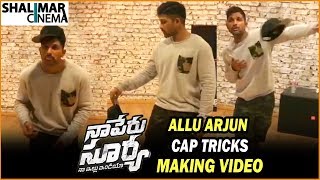 Lover Also Fighter Also Song Making | Allu Arjun Cap Tricks | Behind The Scenes | Anu Emmanuel