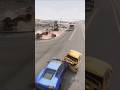 Lamborghini vs BMW vs semi crash #automobile #beamngdrive #simulator