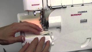 Bernina Serger 1150 6 Starting to Serge