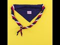 How to roll your group scarf