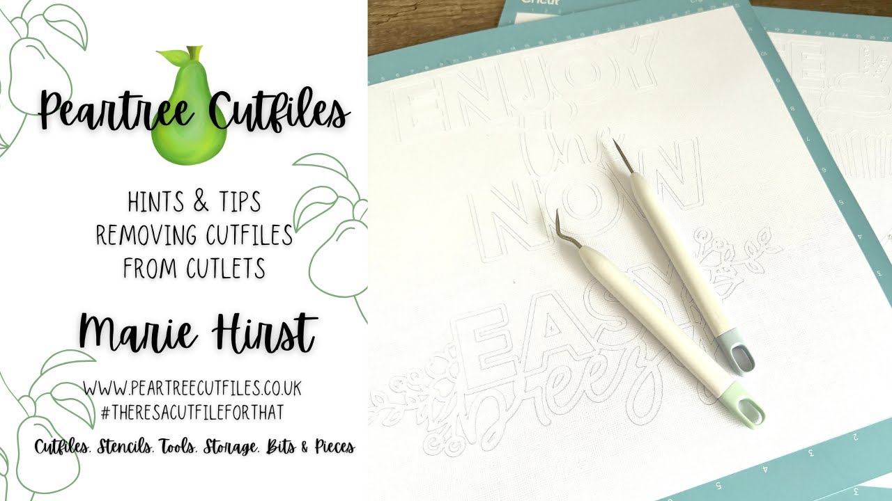 Peartree Cutfiles Hints And Tips Removing Cutfiles From Cut Mats
