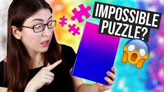 The Only Puzzle I Couldn’t Finish?! - Areaware Gradient Jigsaw Puzzles Review