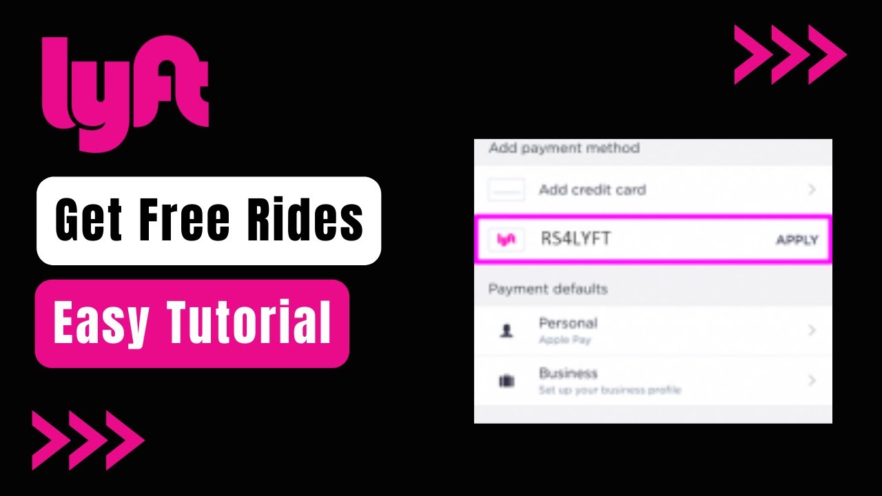 How To Get A Free Lyft Ride ! - YouTube