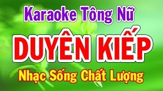 Karaoke Duyên Kiếp Tông Nữ Nhạc Sống Thành Lý Organ