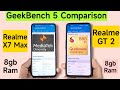 Realme GT 2 vs Realme X7 Max Geekbench 5 Comparison which is Best 🔥🔥🔥