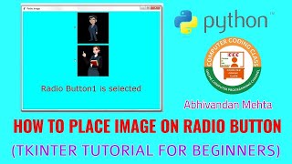 How to Add Image to Radio Button in Tkinter Python | Tkinter Python Tutorial
