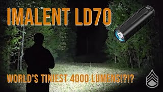 Imalent LD70 - Such A Tiny Keychain With 4000 Lumens!