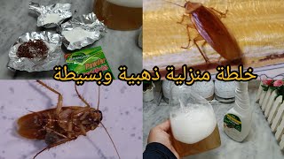 وأخيرا جبتلكم 🤫 حل الوحد لقتل الصراصير  بطريقة بسيطة جدا جربيها ورجعيلي