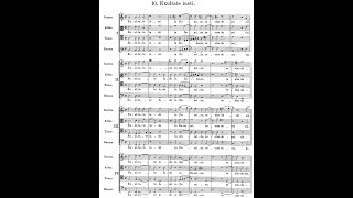 EXULTATE IUSTI a 16 by Hieronymus Praetorius {Audio + Full score}