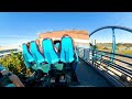 mako roller coaster on ride back seat 4k pov seaworld orlando 2022 01 14