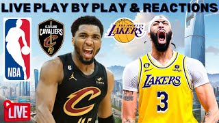 Cleveland Cavaliers vs Los Angeles Lakers I NBA Live I Play By Play \u0026 Fan Reactions