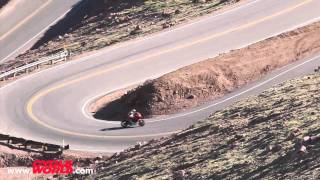 Team CW Racing a Ducati Multistrada in the Pikes Peak International Hillclimb