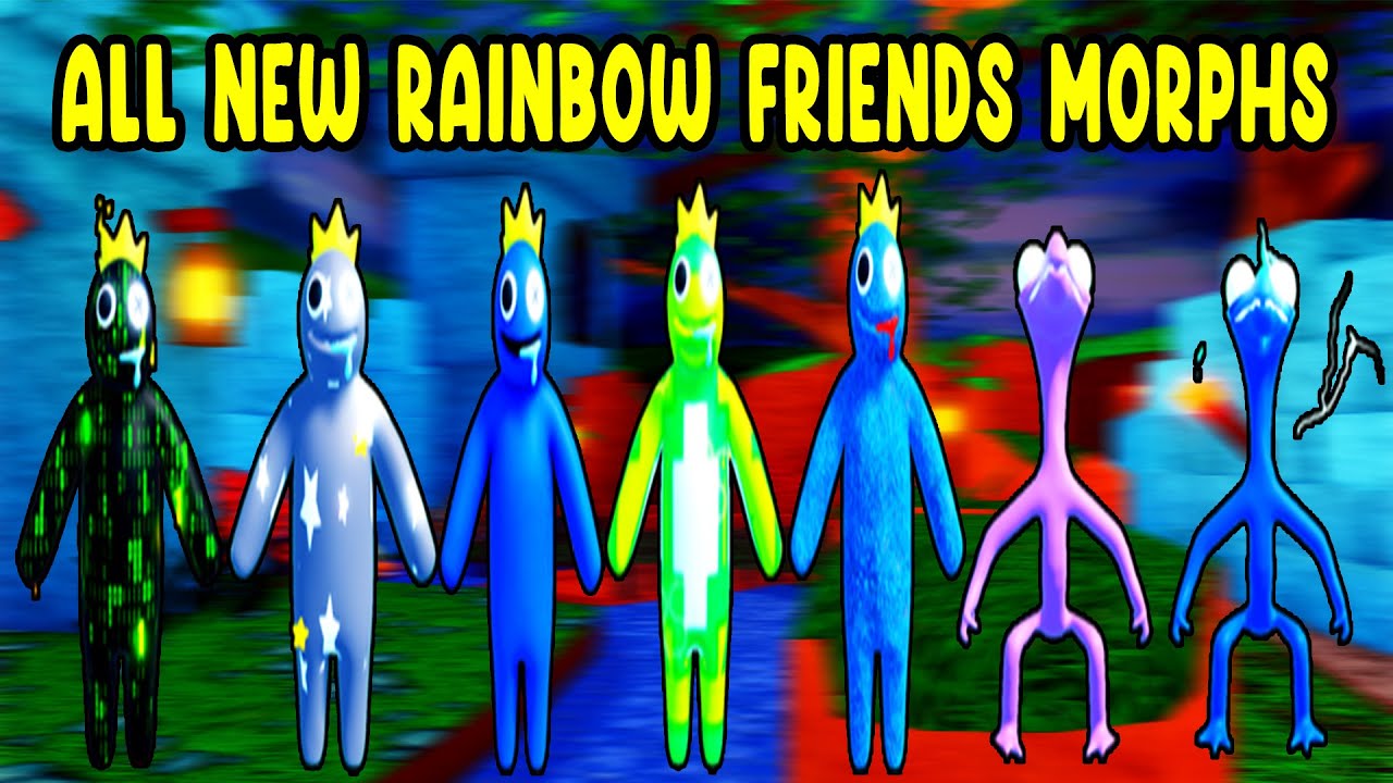 UPDATE - How To Find Rainbow Friends Morphs Badges In Find The Rainbow ...