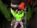 faceoff immortal hulk vs. red hulk quick look marvel superhero action figure review