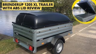 Brenderup 1205sXL with lockable ABS Lid Review #brenderup #brenderuptrailers #campingtrailer