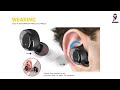 Manual and Pairing TOZO T6 Waterproof Wireless Earbuds