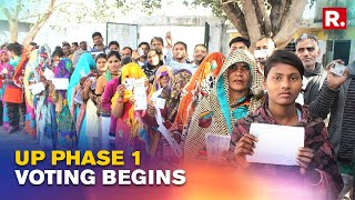 Uttar Pradesh Phase 1: Voting For 58 Seats In 11 Districts Begins | Mega 2022 Poll Battle
