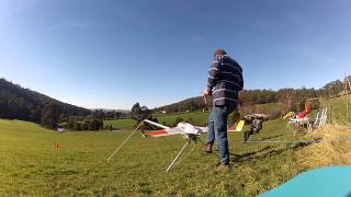 Catapult launch of X8 Flying Wing Electric   Take1