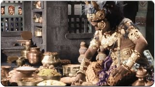 S V Ranga Rao Eating Total Marriage Food Hilarious Comedy Scene || Mayabazar Movie