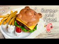 I Sculpted a Burger and Fries!! Food Series