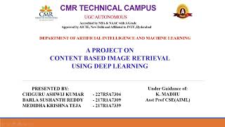 CONTENT BASED IMAGE RETRIEVAL USING DEEP LEARNING