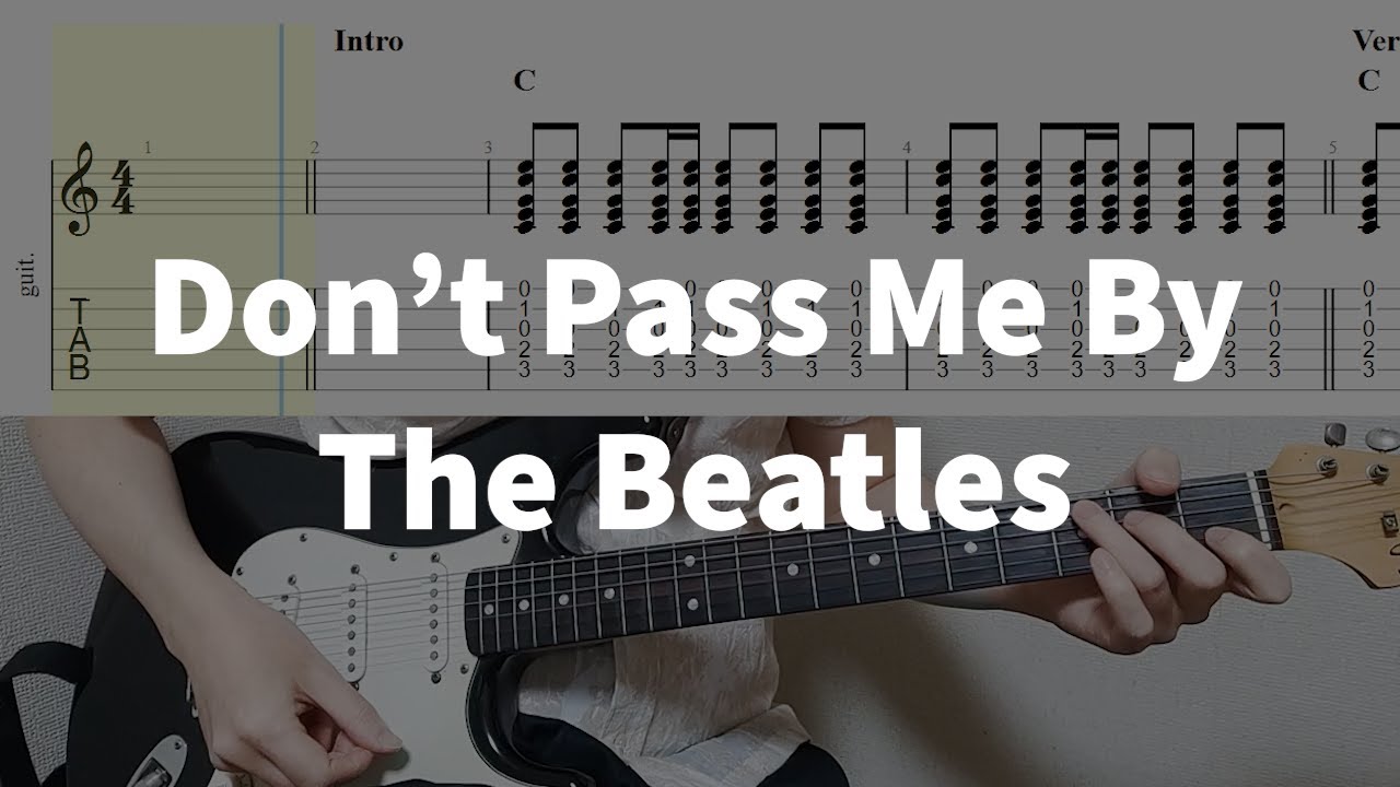 The Beatles - Don't Pass Me By Guitar Tab - YouTube