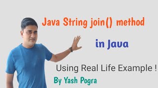String join method in java | Java String join example | Java String join with delimiter