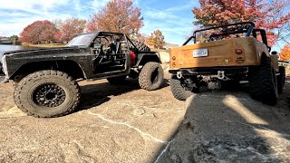 Good times with friends in Springdale Arkansas. Fake Damm #axialcapra #rc4wd #ugrclab #blacksheep