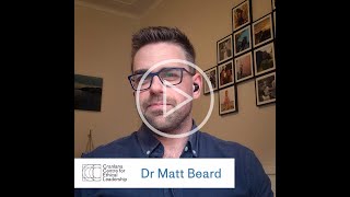 Why VFF? What is the Vincent Fairfax Fellowship? Dr Matt Beard Discusses