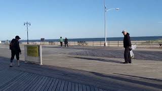 Beautiful Spring Comes to Coney Island Beach春天临到康尼島海滩-万物复苏-美丽阳光沙滩-海鸥海鸟/纽约最大游乐园重开啦Luna Park Reopened!