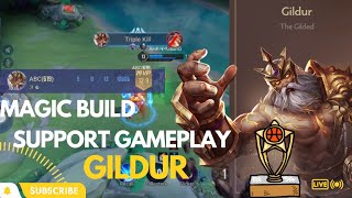 AOV;GILDUR Magic Build Support Pro Gameplay||MVP||Meta Support-Arena Of Valor (@idlehands1571 )