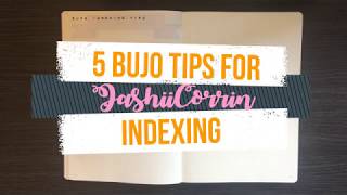 BULLET JOURNAL INDEX 💜 Indexing tips for your bullet journal | Bullet journal ideas