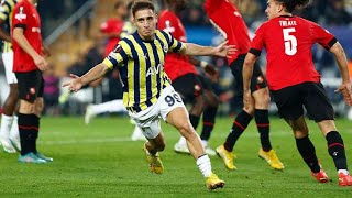 Fenerbahçe-Rennes goooooolllllll emre mor tribün çekim