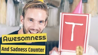 Congratulations T Series By - Pewdiepie with Awesomness Counter (MrBeast Included)