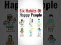 Motivational Video😎 Habits of Happy People 😊Happiness #happiness