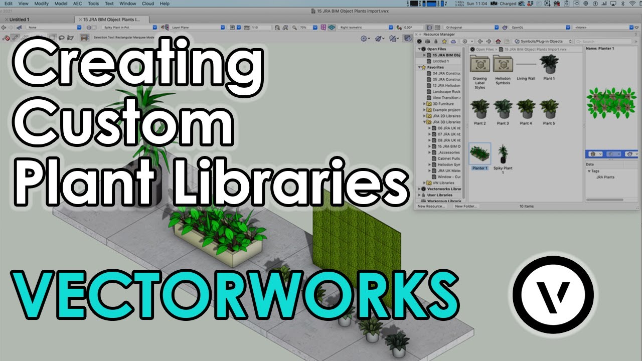 Creating Custom Plant Libraries In Vectorworks From Bim Object 4k