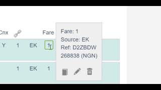 Manually Store a Fare Emirates NDC Booking Portal