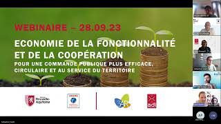 Webinaire Économie de la fonctionnalité \u0026 et de la coopération - 29.09.23 - 3AR