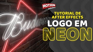 Como Criar um LOGO NEON 3D Impressionante no After Effects com Element3D e Saber | Tutorial Completo