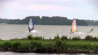 #2 Windsurf Duo Gerald \u0026 Stefan Freerace against Slalom 720p