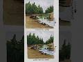 How to paint water reflections in watercolor #watercolor #watercolorpainting #watercolorart