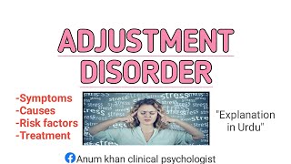 Adjustment disorder in urdu | psychology