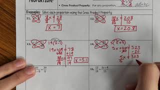 Video Notes 4a.1 Part B - Proportions