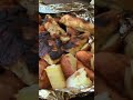 Hobo Meal Picnic Cooked on a Fire #short #chicken #picnic #100yearoldrecipe #cooking